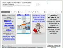 Tablet Screenshot of daikin-tienda-online.com